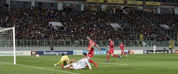 0-1. Álvaro Morata marcó el primer tanto.