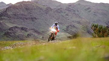 09 KLEIN Mason (usa), BAS World KTM Racing Team, KTM, Moto, FIM W2RC, action during the Stage 2 of the Dakar 2023 between Sea Camp and Al-'Ula, on January 2nd, 2023 in Al-'Ula, Saudi Arabia - Photo Florent Gooden / DPPI