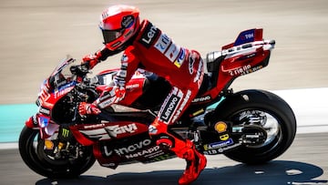 Marc Márquez, en el test de Sepang.