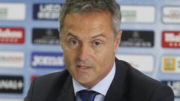 El entrenador del Getafe, Fran Escribá