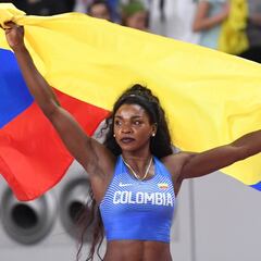 Caterine Ibargüen, medalla de bronce en salto triple