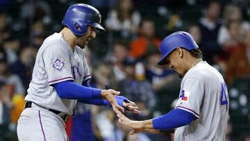 Rangers derrotan a Astros en diez entradas... de nuevo