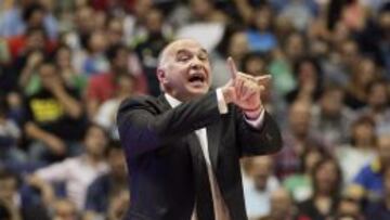 El entrenador del Real Madrid, Pablo Laso.