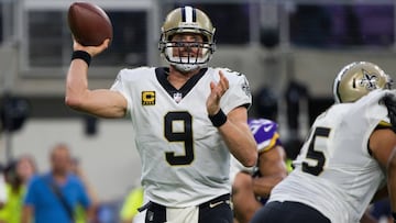 Drew Brees intentar&aacute; hacer que los Patriots sumen su segunda derrota en la temporada de la NFL.