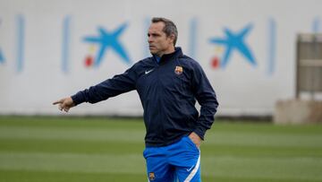 Sergi se estrena con una defensa y un mediocampo de la casa