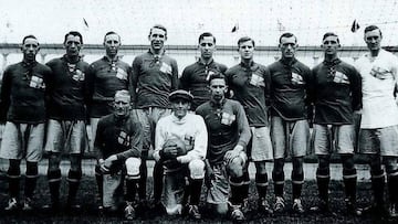 Imagen de la selección sueca ante la que se enfrentó España en Amberes.
