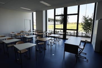 Vista de una clase en el centro educativo de la ciudad deportiva. 
