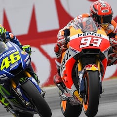 Márquez está a una victoria de las 33 de Rossi con Honda