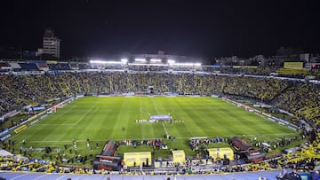 General View Stadium during the Semifinal first leg match between America and Cruz Azul as part of the Liga BBVA MX, Torneo Apertura 2024 at Ciudad de los Deportes Stadium on December 05, 2024 in Mexico City, Mexico.