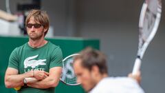 Gilles Cervara, entrenador de Daniil Medvedev.
