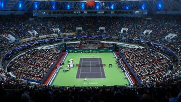 Imagen de la pista central del Masters 1.000 de Shangahi 2018.