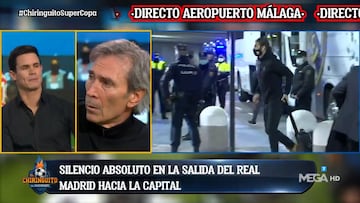 Sergio Ramos llega al aeropuerto de Málaga con una leve cojera
