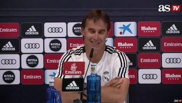 La curiosa frase de Lopetegui: "No es lo mismo un guardameta..."