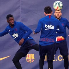 Dembélé, entre algodones, por problemas en el bíceps femoral