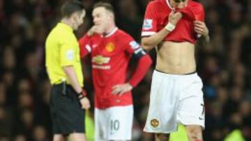 Di María, tras ser expulsado.