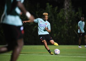 Primer entrenamiento en campo de la Selección Colombia de cara al amistoso ante Paraguay en Fort Lauderdale.