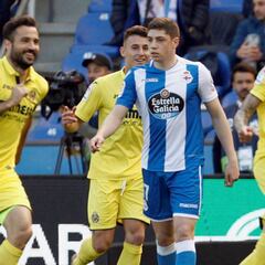 Resumen y goles del Deportivo - Villarreal de la jornada 37
