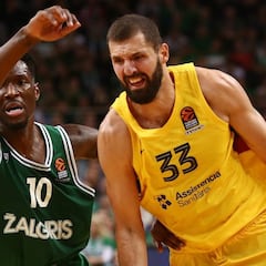 Higgins y Mirotic incendian Kaunas y el Barça sigue líder