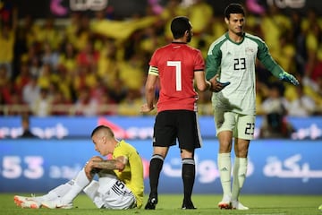 La Selección Colombia enfrentó a Egipto en el estadio Atleti Azurri d'Italia, cancha del Atalanta de Bérgamo, en partido preparatorio de cara al Mundial de Rusia 2018, en el que la 'tricolor' debutará el 19 de junio frente a Japón en Saransk.