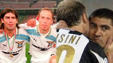 Roberto Sensini, actual DT de Everton, fue compa&ntilde;ero del &#039;Matador&#039; en la Lazio y del &#039;Fantasista&#039; en Udinese. En charla con AS, recuerda divertidos momentos junto a ellos.