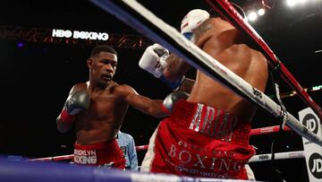 Daniel Jacobs venció a los puntos a Luis Arias en New York.