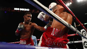 Daniel Jacobs venci&oacute; a los puntos a Luis Arias en New York.