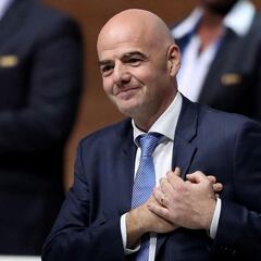 Infantino, presente en el partido de Messi ante Nashville en Miami