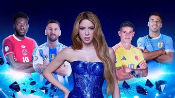 Shakira en Copa América, estará en la final en Miami.