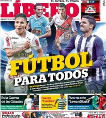 Portadas de la prensa deportiva