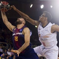 Festival anotador del Barça ante el Burgos en el debut de Oriola