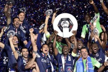 PSG repitió su título de campeón en la Ligue 1 