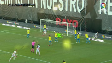 Vea el gol de Falcao en el Rayo-Cádiz: ¡el tercero en tres partidos!