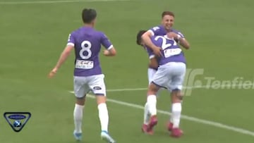 Gol en su primer toque como profesional: as&iacute; fue el debut del uruguayo que lleg&oacute; a la U