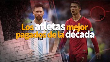 Messi y Cristiano entre los atletas mejor pagados de la década