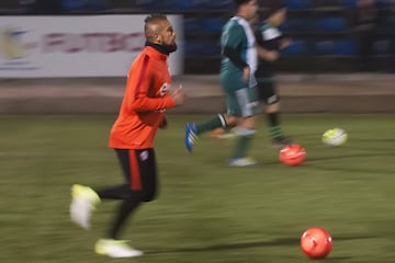 Santiago 30 Mayo 2017.
Arturo Vidal participa en actividad en el estadio que lleva su nombre.