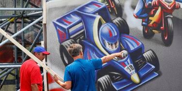 Spielberg se engalana para recibir a la Fórmula 1