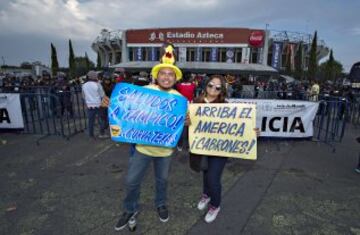Mira el Color del Clásico Nacional celebrado en el Estadio Azteca en una nueva batalla entre el América y las Chivas.