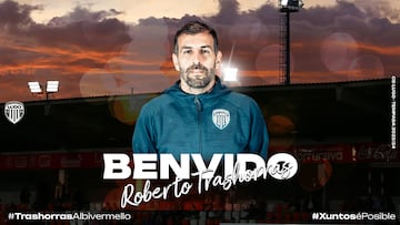 Roberto Trashorras, nuevo entrenador del Lugo.