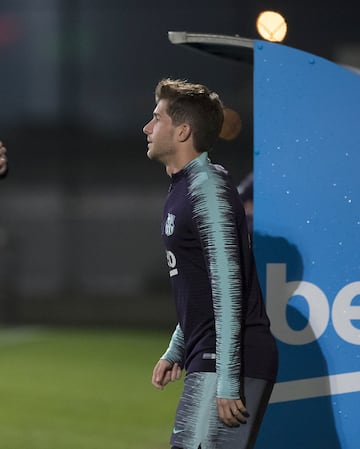 Atlético de Madrid - Barcelona: Entrenamientos previos