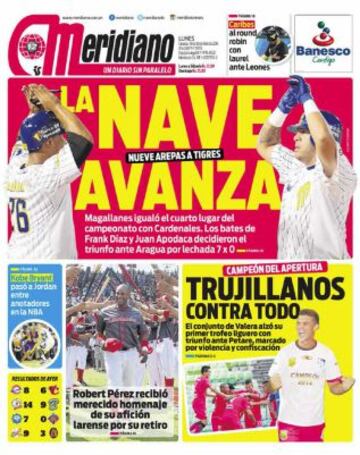 Portadas de la prensa deportiva