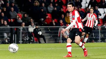 Con gol de Hirving 'Chucky' Lozano, el PSV se impuso al Excelsior