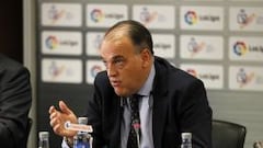 Tebas no descartó una Supercopa en el extranjero