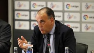 Tebas no descartó una Supercopa en el extranjero