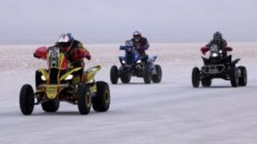 El chileno Ignacio Casale durante la dura etapa de este lunes entre Uyuni e Iquique. 