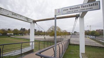 Cesano Maderno Milan.
Plaza Giacinto Facchetti leyeda del Internazionale de Milan