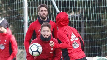 Emre Mor volvió a trabajar con sus compañeros.