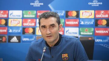 11/09/17 CHAMPIONS LEAGUE RUEDA DE PRENSA ERNESTO VALVERDE ENTRENADOR DEL BARCELONA