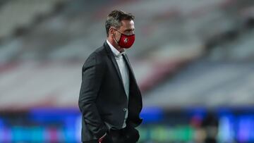 Diego Cocca Atlas Head Coach during the game Pachuca vs Atlas, corresponding to the Sixth round match of the Torneo Guard1anes Clausura 2021 of the Liga BBVA MX, at Hidalgo Stadium, on February 15, 2021.
<br><br>
Diego Cocca Director Tecnico de Atlas durante el partido Pachuca vs Atlas, correspondiente a la Jornada 06 del Torneo Clausura Guard1anes 2021 de la Liga BBVA MX, en el Estadio Hidalgo, el 15 de Febrero de 2021.