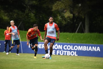 La Selección Colombia Sub 20 realizó otra sesión de entrenamiento pensando en el primero de dos amistosos ante Ecuador en Bogotá.