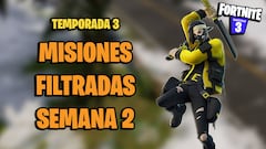 Fortnite Temporada 3: Misiones filtradas de la Semana 2